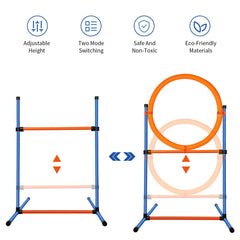 JMMPOO weave poles set enhances speed, accuracy, and fun during training.