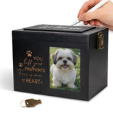 JMSupplier pet urn with dog-cat photo frame preserves cherished memories.
