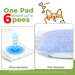 JOCCIK dog diaper liner pack back highlighting value and packaging.