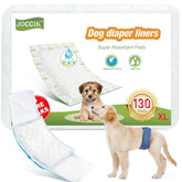 JOCCIK dog diaper liners with absorbent core provide strong leak protection day and night.
