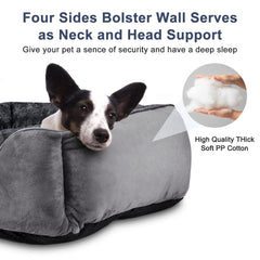 JOEJOY Rectangle bed bottom view demonstrates anti-slip base for steady placement.