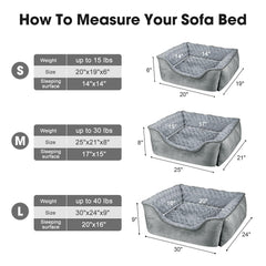 JOEJOY durable rectangular sofa-like shape holds form for daily naps.