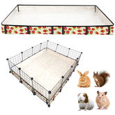 JOGEPEYO guinea pig cage liner strawberry exterior protects floors with stylish design.