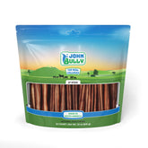 John Bully collagen stick 6in packaging shows bulk 25-pack for convenient daily chews.