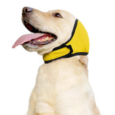 JOHNBOLIN dog ear muffs yellow head cover calms anxious dogs during grooming
