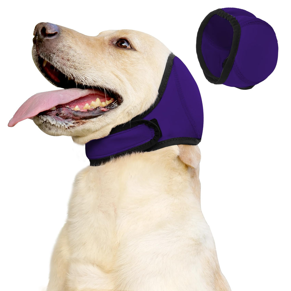 JOHNBOLIN orejeras impermeables para perro con efecto calmante.
