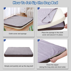 JoicyCo jumbo bed side view highlighting large surface area