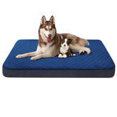 JoicyCo extra large dog bed assembly view highlights jumbo size for spacious dogs