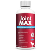 Joint MAX Liquid for Dogs bottle on counter supports canine joint health.