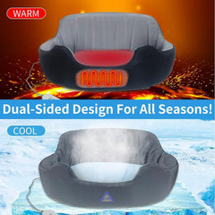 JOJOPEPE self-warming bed raised edges provide pillow-like support