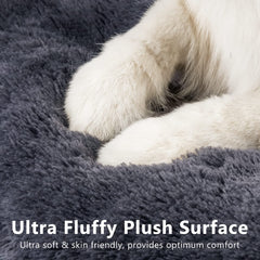 JOEJOY dog bed crate pad thick padding supports joints.