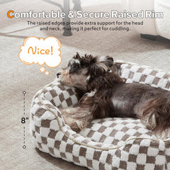 JOEJOY dog bed anti-slip bottom keeps bed steady during play