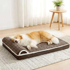 Jolifield Orthopedic XL dog bed 42x28 front view showing size and shape for large dogs