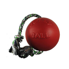 Jolly Pets Romp-N-Roll Rope easy-grip for comfortable, extended play sessions.