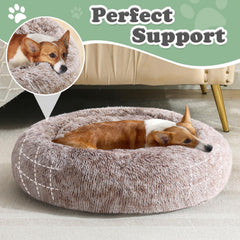JOLLYVOGUE fluffy plush closeup emphasizes ultra-soft fur and comforting texture.