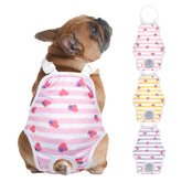 Jollywoods dog diaper onesie with adjustable suspender for secure, comfortable fit during play.
