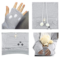 Jomago pom-poms drawstrings detail adds fun flair during outings.