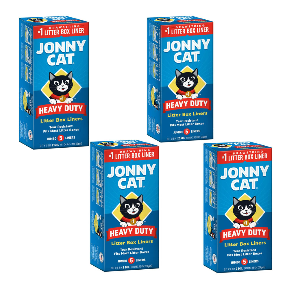 JONNY CAT heavy-duty 2-mil liner for leak protection during use.