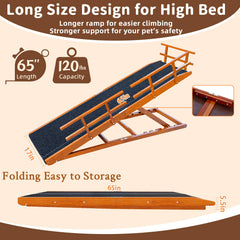 Jopavo dog ramp height options highlights five adjustable slopes for comfortable climbs