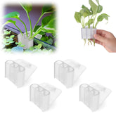 joqepy 4-pack upgraded aquarium plant holder pack keeps plants neatly in view