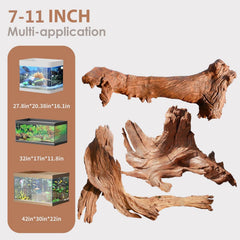 Jorewood driftwood easy sink design supports quick, reliable setup for tanks and terrariums.