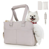 JourCraf dog purse carrier top mesh ventilation enhances pet comfort and visibility.