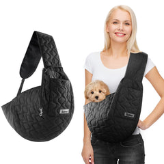 JourCraf dog sling soft carrier with breathable fabric for comfortable walks