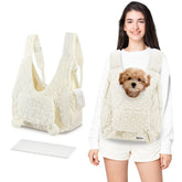 JourCraf Pet Carrier Backpack front view highlights travel-ready accessibility for small pets.