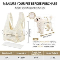 JourCraf Pet Carrier Backpack side view shows compact profile for on the go walks.
