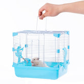 JOUSONTY 11-inch travel hamster carrier compact design for on-the-go pet transport.