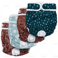 JoyDaog 4-pack female dog diapers for small dogs with leak protection