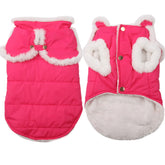 JoyDaog shawl-design fleece edge pink XXL coat provides cozy warmth for winter outings.