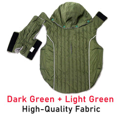 JoyDaog three-layer-material hoodie demonstrates warm insulation for chilly walks