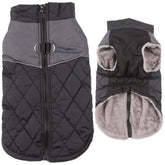 JoyDaog warm fleece lining coats small dogs with cozy warmth during winter walks.