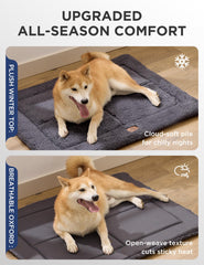 Joydeco machine-washable crate mat simplifies post-adventure cleanup