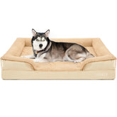 JOYELF orthopedic dog bed foam base supports large dogs for comfortable sleep