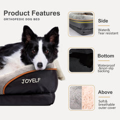 JOYELF XLarge memory foam bed inner padding cushions the body