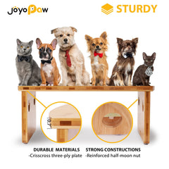 Joyopaw raised dog feeder mute gasket for quiet mealtimes