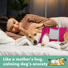 Joypig dog anxiety vest compression fit supports steady behavior during stressful events