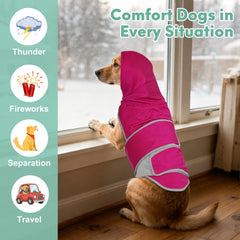 Joypig dog anxiety vest silent adhesive fastener enables quick, stress-free wearing