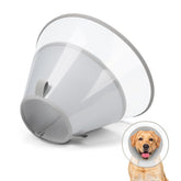 Joypig dog cone collar soft liner provides gentle protection for post-surgery wounds