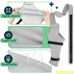 Joypig rear leg sleeve breathable material keeps dog cool during activity