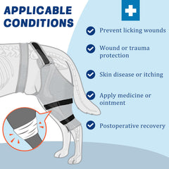 Joypig Sleeve open design fits both male and female dogs for potty needs.