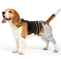 Joypig Sleeve rear-leg cone-free alternative protects wounds after surgery.