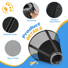 Joypig detachable-pad collar shows easy pad removal for quick cleaning after use.