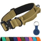 Joytale heavy-duty dog collar with handle—quick control during training and walks