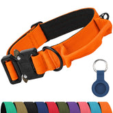 Joytale heavy duty dog collar with handle for strong pulls and control.