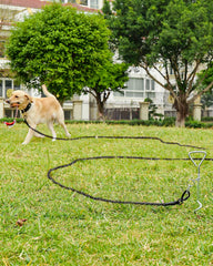 Joytale long leash premium climbing rope resists abrasion for rugged outdoor trails.