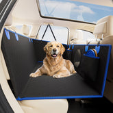 JOYTUTUS dog seat cover back seat hammock showing full coverage and easy car installation