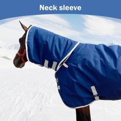 Jranter detachable neck cover close-up demonstrates adaptable weather protection.
